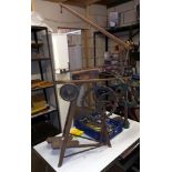 A vintage Hobbys treadle fret saw COLLECT ONLY