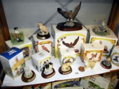 A quantity of boxed Leonardo animal and bird figures