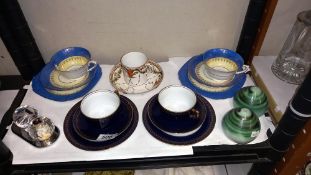 Romanov cup and saucer trio's and quantity of others