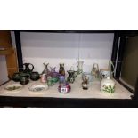 A good lot of pottery including Scottish examples