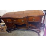 An Edwardian mahogany sideboard, COLLECT ONLY.