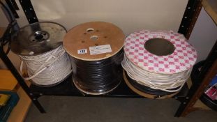 3 rolls of electrical cable COLLECT ONLY