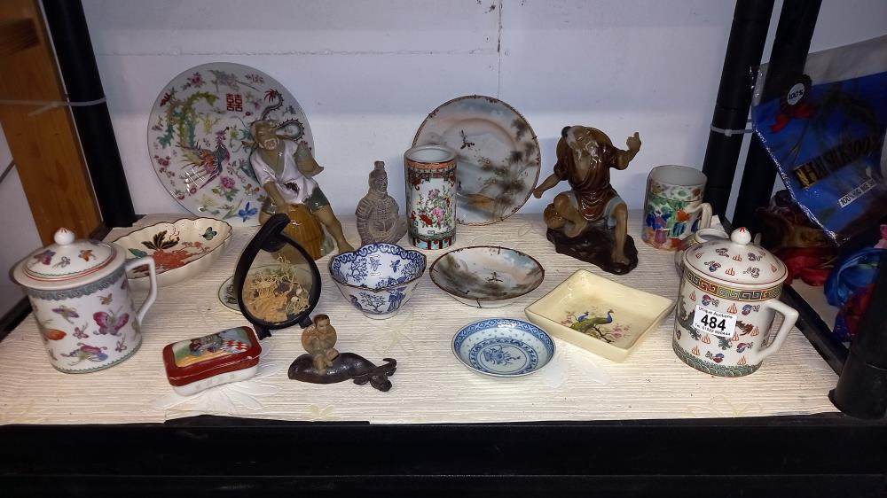 A good lot of assorted Chinese items, (some a/f)