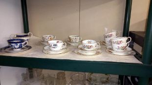A mixed lot of teaware including Minton