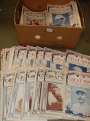 A large box of Great war magazines.