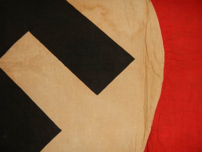 A vintage Nazi flag. - Image 2 of 4