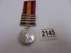 A Victorian South Africa medal for 323 Pte J H McGregor, Thorneycrofts Mid Inf.
