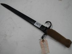A Japanese 1897 type 30 bayonet with history.