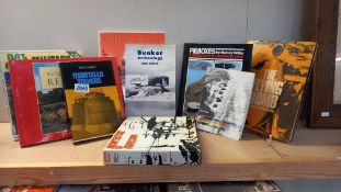 A good selection of battlefield archaeology including pillboxes, bunkers etc
