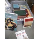 A good box of military related books.