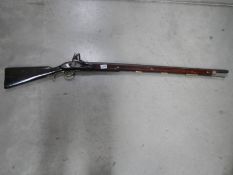 An East Indian Trading Company Brown Bess musket, COLLECT ONLY.