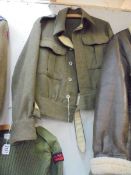 37 patt blouse/battledress Austrialian green khaki year 1942 size 13, H R Hayman Pty Ltd.,