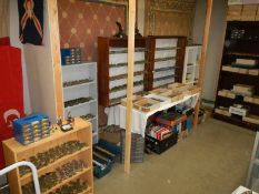 A large private collection of war game figures including tanks, aircraft etc., in excess of 1000.