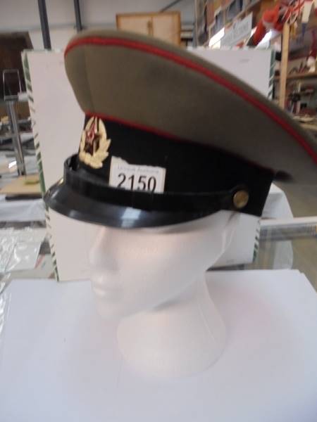 A Russian officers cap.