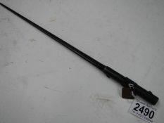 A spike bayonet, stamped 74353 total length 43 cm.