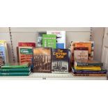 A quantity of reference books on ammunition and firearms etc including Lee Enfield rifle