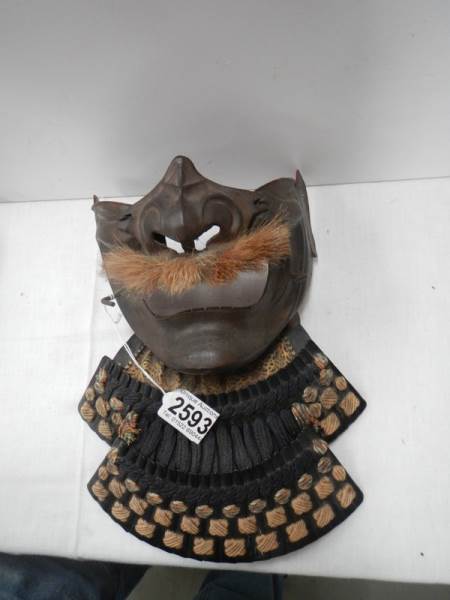 An early Samurai Menpo mask. - Image 8 of 8