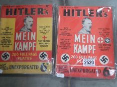 Approximately 15 Hitlers Mein Kampf magazines.