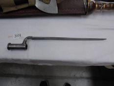 An early 1800's socket bayonet.