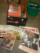 A box of books relating to the Civil war.