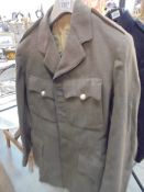 A Guards Officers service dress, altered to fit.