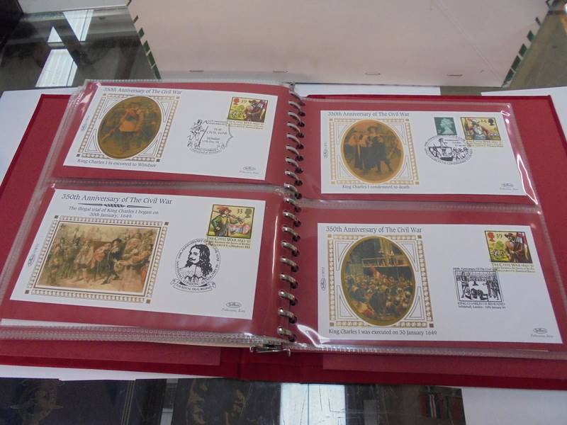 A first day cover album for the 350th anniversary of the Civil War. - Image 17 of 17