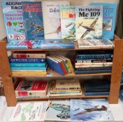 A good selection of reference books on military aircraft including military airfields of 1939/45