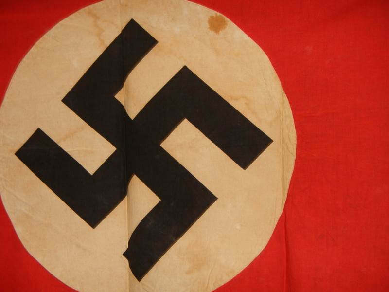 A vintage Nazi flag. - Image 3 of 4