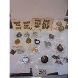 A mixed lot of police related badges.