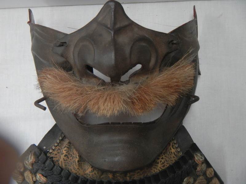 An early Samurai Menpo mask. - Image 2 of 8