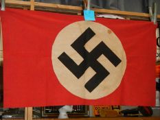 A vintage Nazi flag.