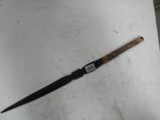 A Fiji Suva tribal knife, 65 cm.