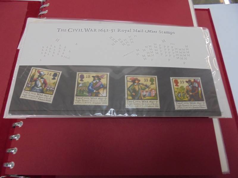 A first day cover album for the 350th anniversary of the Civil War. - Image 2 of 17