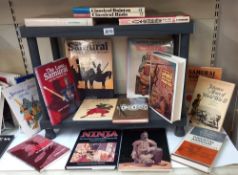 An interesting lot of books relating to Samurai Warriors etc