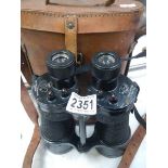 A cased set of Bino Prism No.5 binoculars, O.S 419 MA, Reg. No. 107427