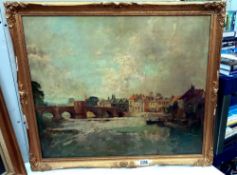An original oil on board painting by William Benner 1884-1964, Nottingham