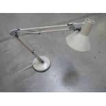 A vintage angle poise lamp.