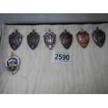 A quantity of USSR cap badges.