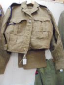 Royal Signals 1949 Patt blouse, size 11, J Harvey Ltd 1955.