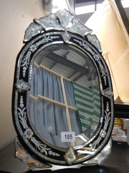 A Venetian style dressing table mirror, COLLECT ONLY.