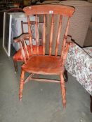 A Pine farm house chair, COLLECT ONLY.