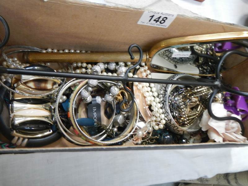 A box of miscellaneous jewellery etc., - Image 2 of 2