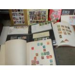 A quantity of stamp and first day cover albums.