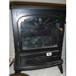 A coal effect electric fire, COLLECT ONLY.