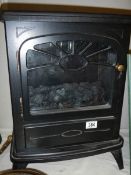 A coal effect electric fire, COLLECT ONLY.