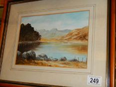 A framed and glazed rural scene, COLLECT ONLY.