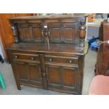 An oak buffet/sideboard, COLLECT ONLY.