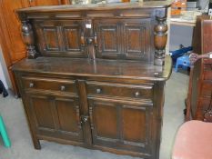 An oak buffet/sideboard, COLLECT ONLY.