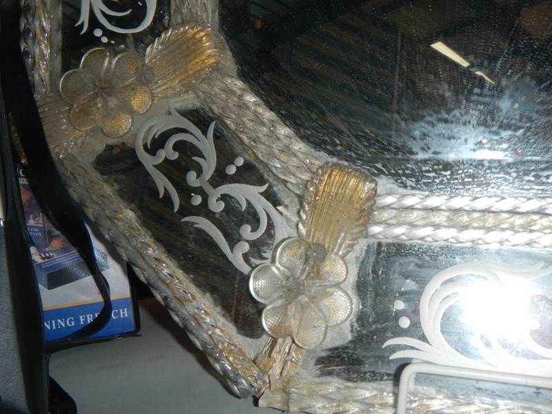 A Venetian style dressing table mirror, COLLECT ONLY. - Image 2 of 2