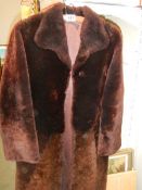 A fur coat.